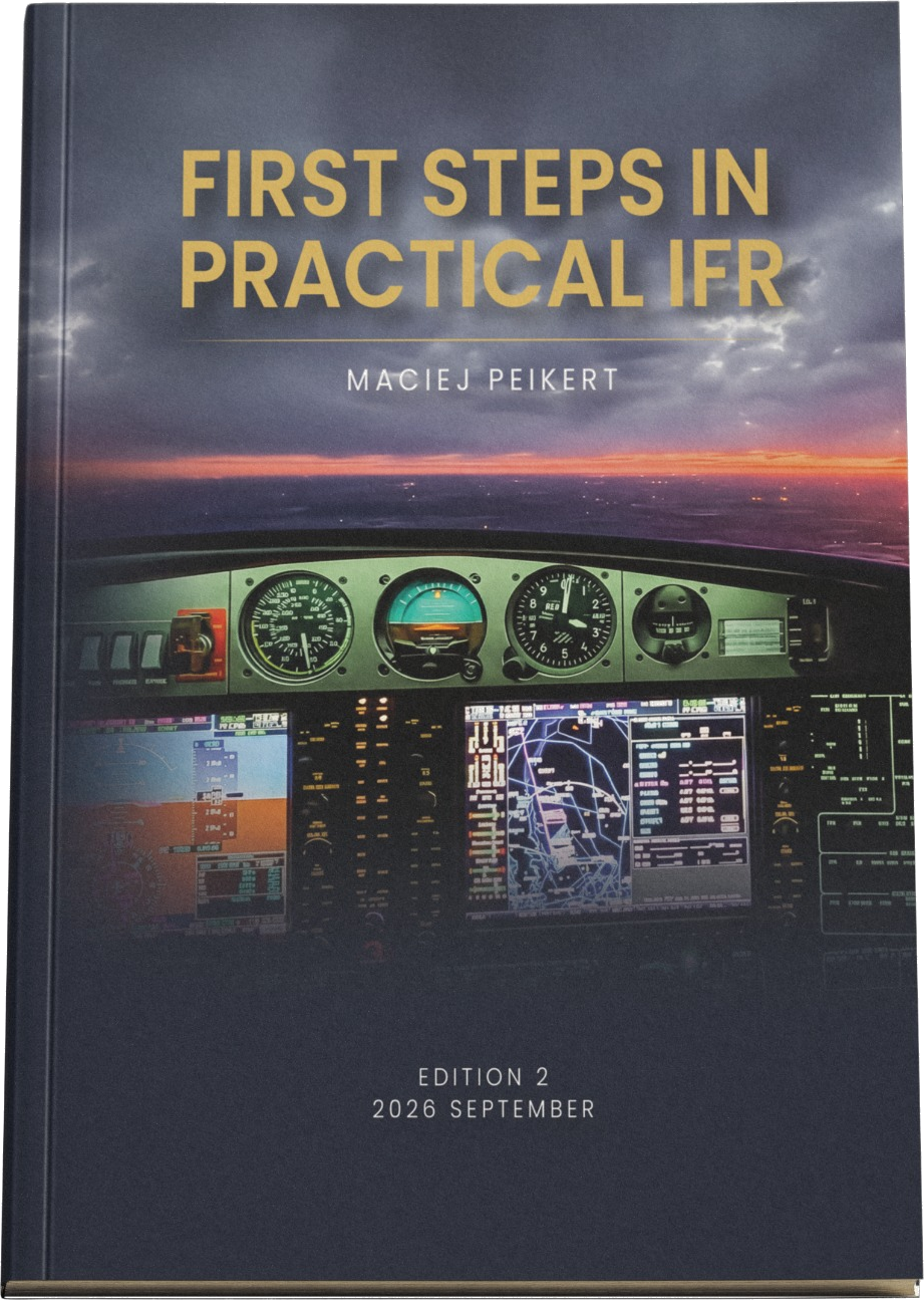 First Steps in Practical IFR — book cover by Maciej Peikert